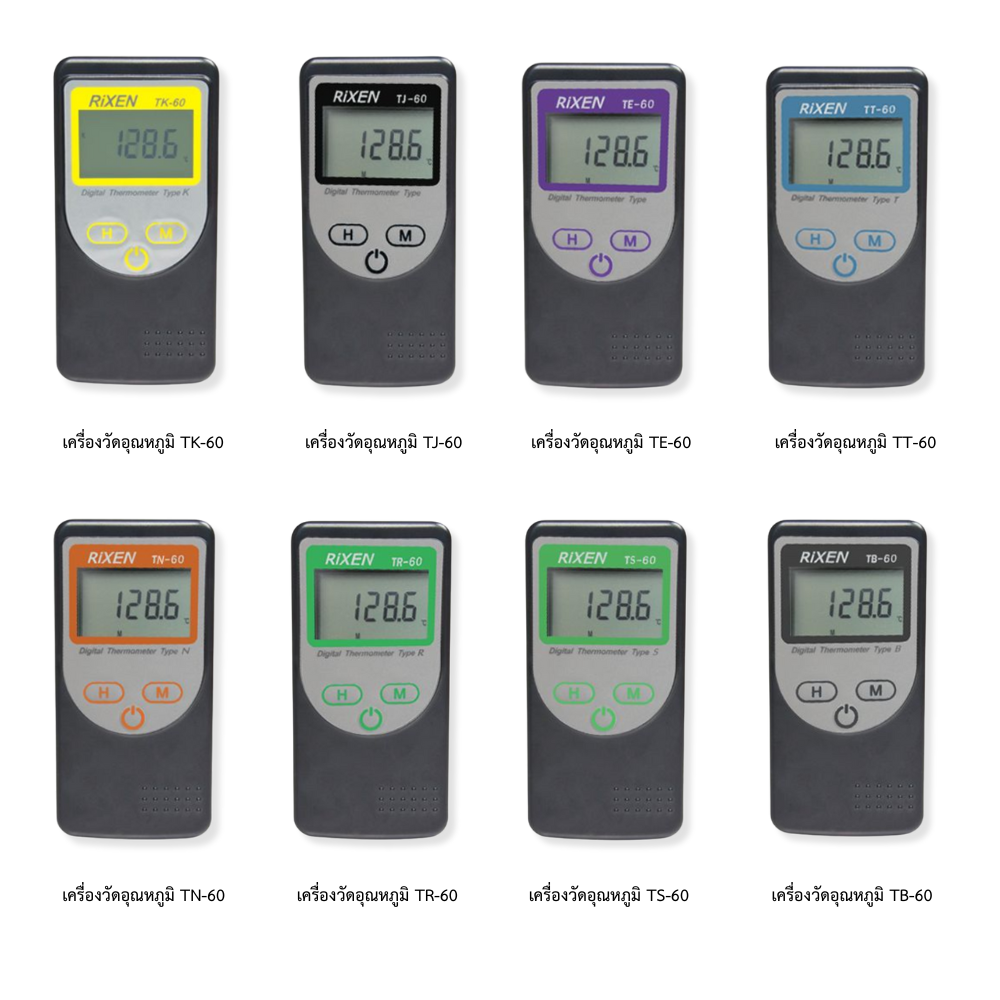 RIXEN TS-60 เครื่องวัดอุณหภูมิ Type S